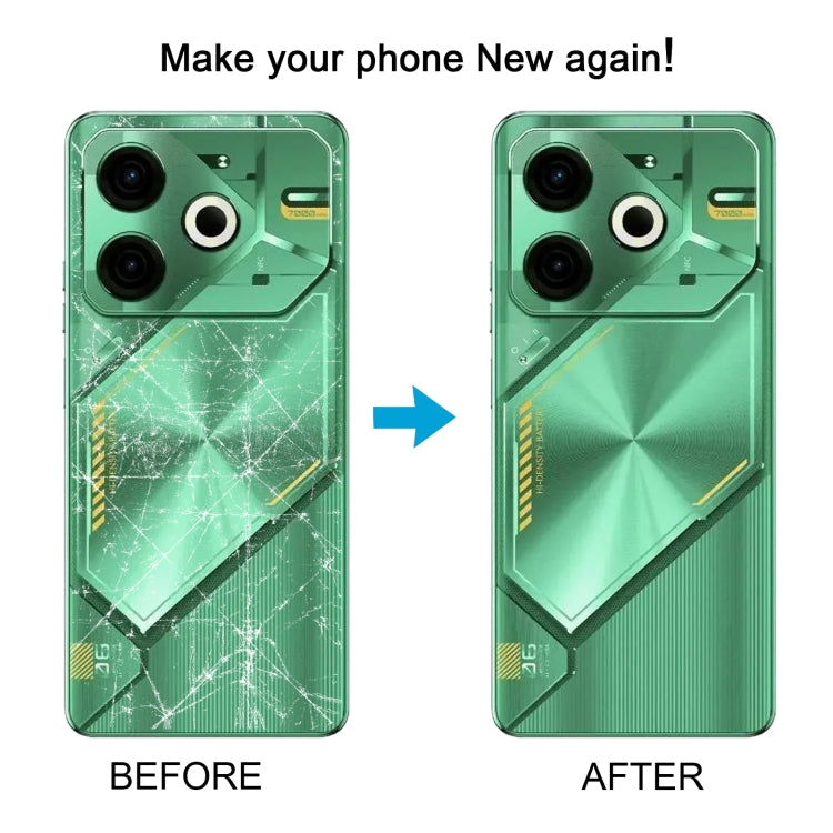 For Tecno Pova 6 Neo 4G Original Battery Back Cover(Silver) - Back Cover by PMc TechLife | Online Shopping South Africa | PMc TechLife | Buy Now Pay Later Mobicred