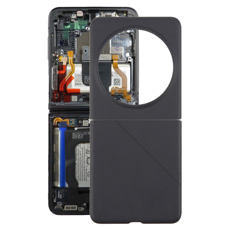 For Tecno Phantom V Flip Original Battery Back Cover(Black) - Back Cover by PMC TechLife | Online Shopping South Africa | PMC TechLife | Buy Now Pay Later Mobicred