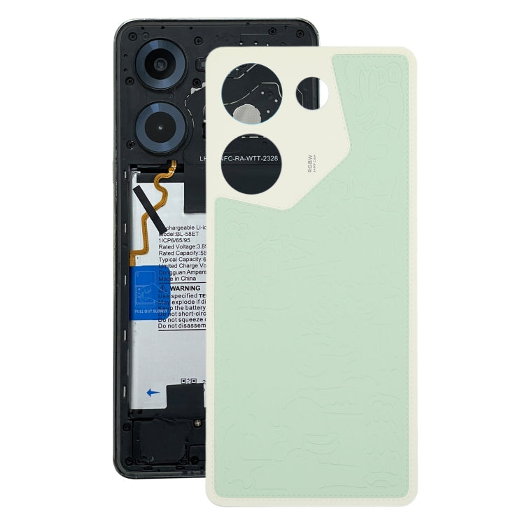 For Tecno Camon 20 Pro Original Battery Back Cover(Green) - Back Cover by PMC TechLife | Online Shopping South Africa | PMC TechLife | Buy Now Pay Later Mobicred