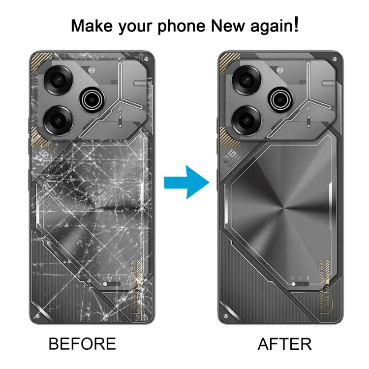 For Tecno Pova 6 Original Battery Back Cover(Blue) - Back Cover by PMC TechLife | Online Shopping South Africa | PMC TechLife | Buy Now Pay Later Mobicred