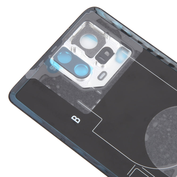 For Asus ROG Phone 9 Pro 5G Original Glass Battery Back Cover with Camera Frame(Matte Black) - Back Cover by PMC TechLife | Online Shopping South Africa | PMC TechLife | Buy Now Pay Later Mobicred