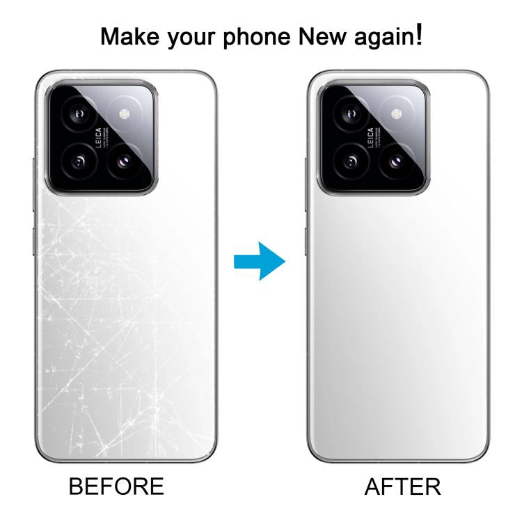 For Xiaomi 14 OEM Battery Back Cover(White) - Back Cover by PMc TechLife | Online Shopping South Africa | PMc TechLife | Buy Now Pay Later Mobicred