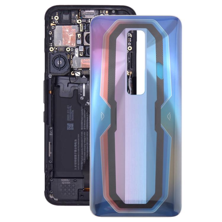 For ZTE nubia Red Magic 7 NX679J Glass Battery Back Cover(Neon) - For ZTE by PMC TechLife | Online Shopping South Africa | PMC TechLife | Buy Now Pay Later Mobicred