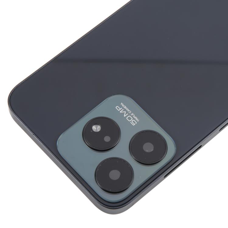For ZTE Axon 50 Lite 8050 Glass Battery Back Cover with Middle Frame / Camera Lens Cover(Black) - For ZTE by PMC TechLife | Online Shopping South Africa | PMC TechLife | Buy Now Pay Later Mobicred