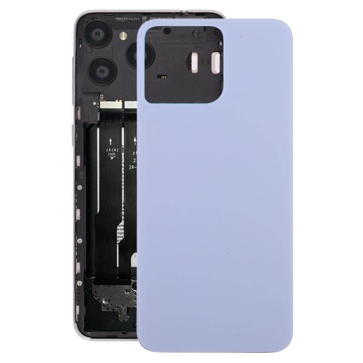 For ZTE Axon 50 Lite 8050 Glass Battery Back Cover(Purple) - For ZTE by PMc TechLife | Online Shopping South Africa | PMc TechLife | Buy Now Pay Later Mobicred