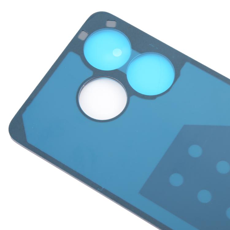 For ZTE Axon 60 Lite Glass Battery Back Cover with Adhesive(Blue) - For ZTE by PMC TechLife | Online Shopping South Africa | PMC TechLife | Buy Now Pay Later Mobicred