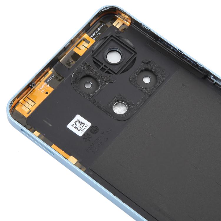 For ZTE Blade V50 Vita Battery Back Cover with Camera Lens Cover(Blue) - For ZTE by PMC TechLife | Online Shopping South Africa | PMC TechLife | Buy Now Pay Later Mobicred