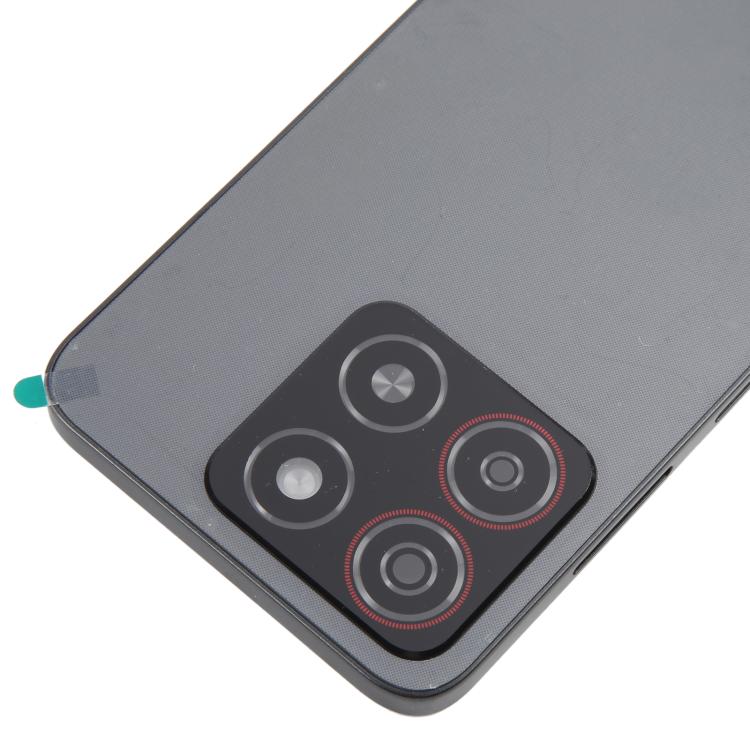 For ZTE Blade A55 Z2450 Battery Back Cover with Middle Frame / Camera Lens Cover(Black) - For ZTE by PMC TechLife | Online Shopping South Africa | PMC TechLife | Buy Now Pay Later Mobicred