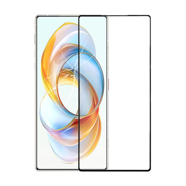 For ZTE Nubia Red Magic 10 Pro NX789J Front Screen Outer Glass Lens with OCA Optically Clear Adhesive (Black) - For ZTE by PMc TechLife | Online Shopping South Africa | PMc TechLife | Buy Now Pay Later Mobicred