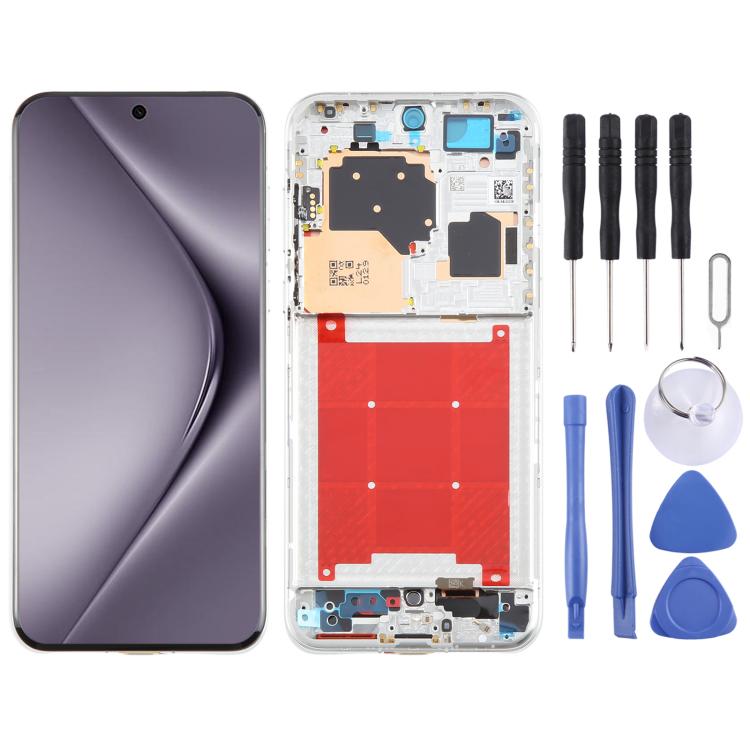 For Huawei Pura 70 Pro Original LCD Screen Digitizer Full Assembly with Frame (Silver) - LCD Screen by PMc TechLife | Online Shopping South Africa | PMc TechLife | Buy Now Pay Later Mobicred