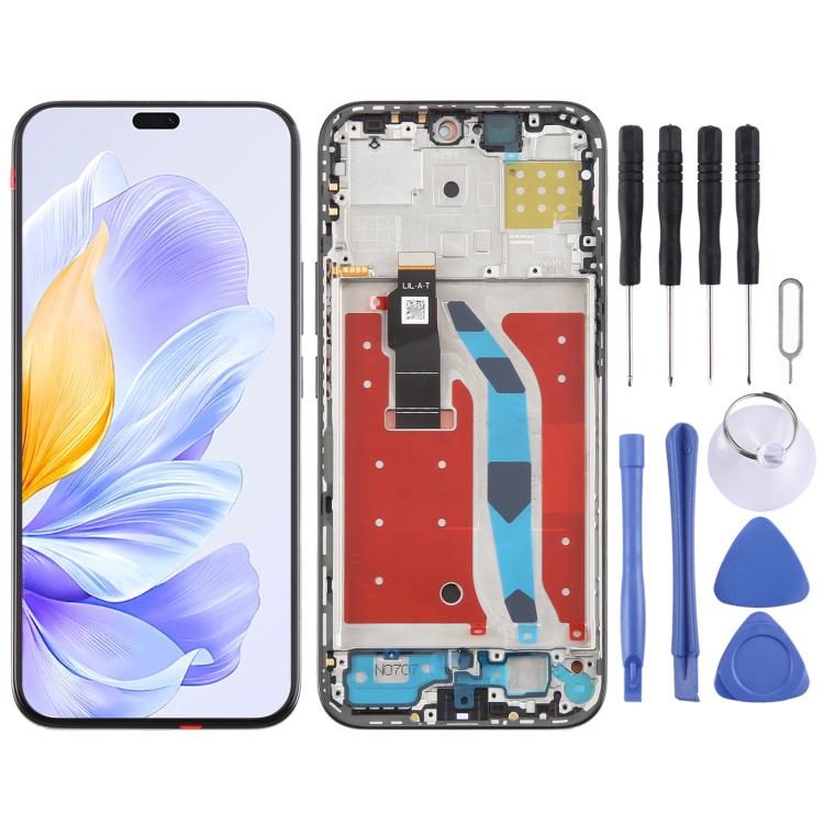 For Honor X60i Original LCD Screen Digitizer Full Assembly with Frame (Black) - LCD Screen by PMc TechLife | Online Shopping South Africa | PMc TechLife | Buy Now Pay Later Mobicred