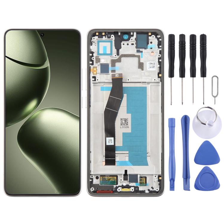 For Xiaomi 14T AMOLED Original LCD Screen Digitizer Full Assembly with Frame (Grey) - free shipping - PMc TechLife - Order now!