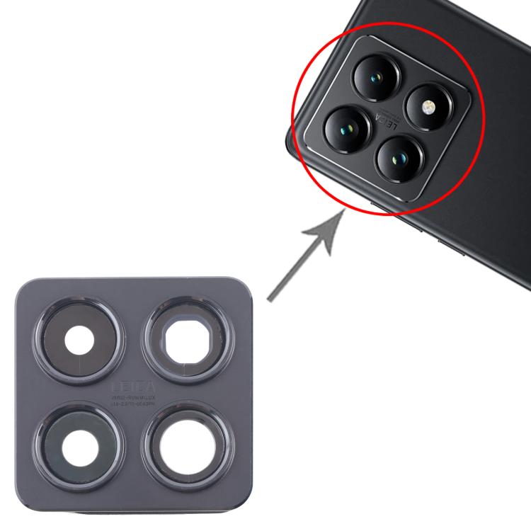 For Xiaomi 14T Pro Original Rear Camera Lens Cover (Black) - Camera by PMc TechLife | Online Shopping South Africa | PMc TechLife | Buy Now Pay Later Mobicred