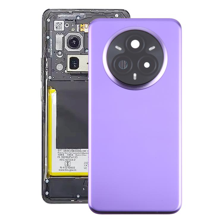 For Realme 14 Pro+ Original Battery Back Cover with Camera Lens Cover(Purple) - Back Cover by PMc TechLife | Online Shopping South Africa | PMc TechLife | Buy Now Pay Later Mobicred