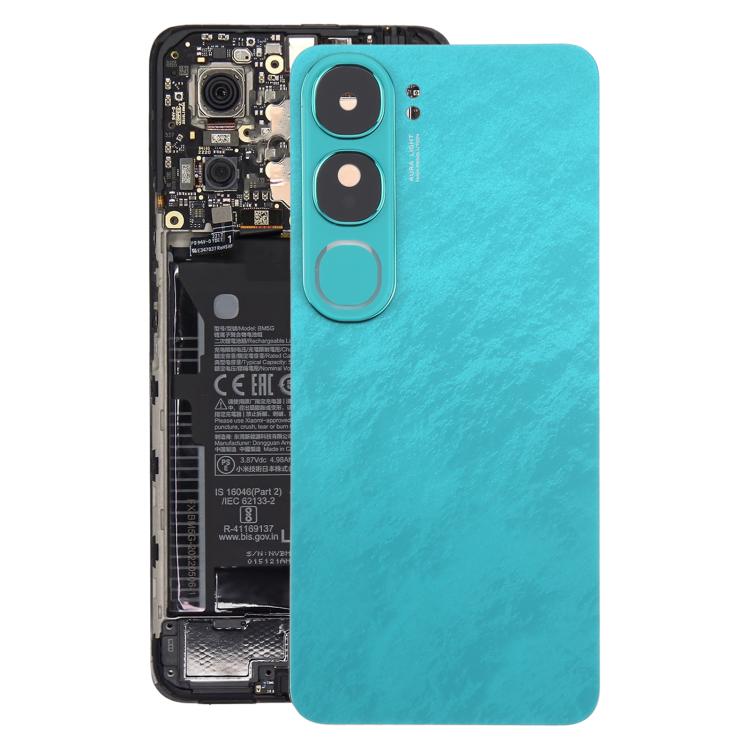 For vivo Y300 5G India Version Original Battery Back Cover with Camera Lens Cover(Green) - Back Cover by PMc TechLife | Online Shopping South Africa | PMc TechLife | Buy Now Pay Later Mobicred