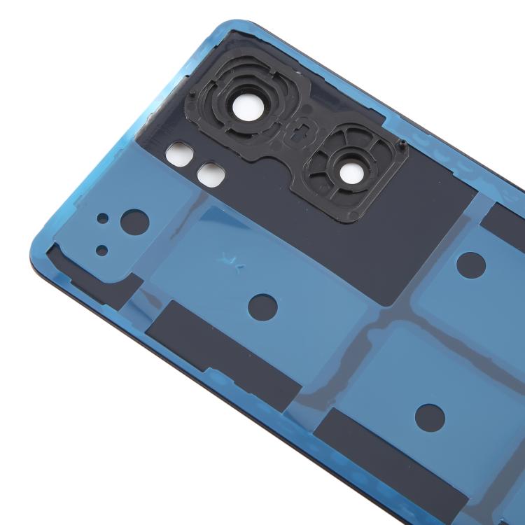 For vivo iQOO Neo9 Pro Battery Back Cover with Camera Lens Cover(Black) - Back Cover by PMc TechLife | Online Shopping South Africa | PMc TechLife | Buy Now Pay Later Mobicred