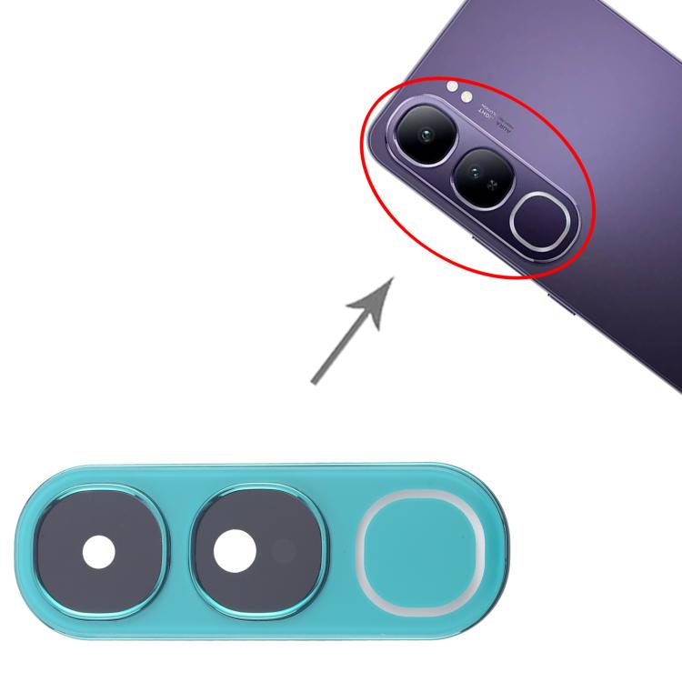 For vivo V40 Lite 5G IDN Version Rear Camera Lens Cover (Green) - Camera Parts by PMc TechLife | Online Shopping South Africa | PMc TechLife | Buy Now Pay Later Mobicred