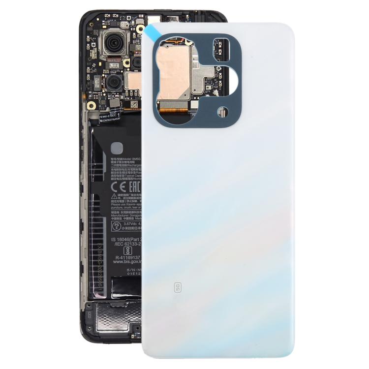 For Xiaomi Redmi Note 14 5G Original Battery Back Cover(White) - Back Cover by PMc TechLife | Online Shopping South Africa | PMc TechLife | Buy Now Pay Later Mobicred