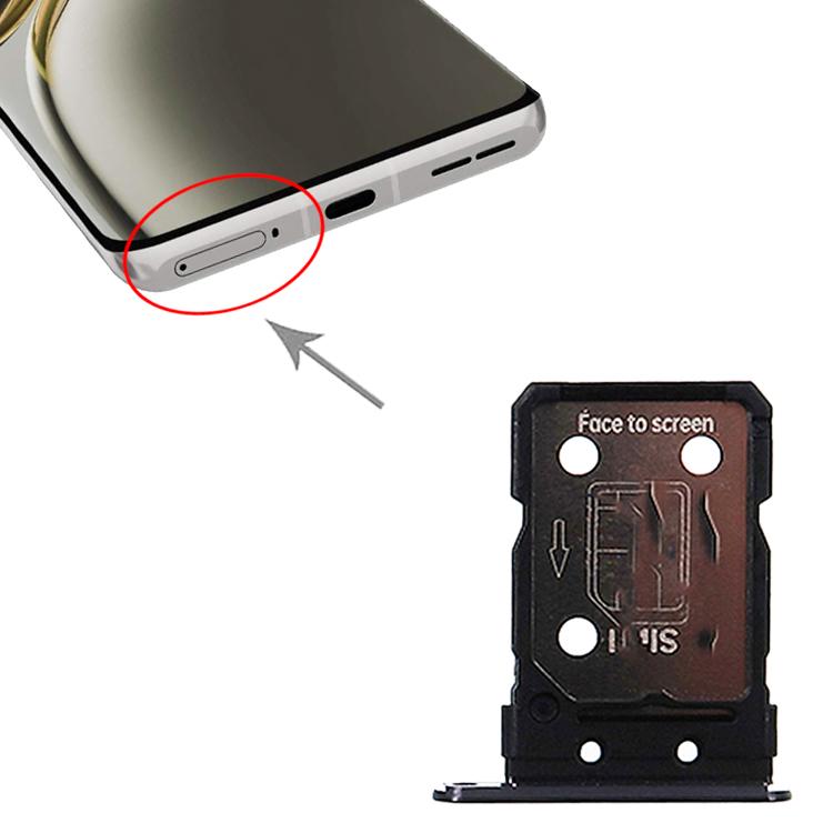 For OnePlus Ace 3 SIM Card Tray (Black) - Card Tray by PMc TechLife | Online Shopping South Africa | PMc TechLife | Buy Now Pay Later Mobicred
