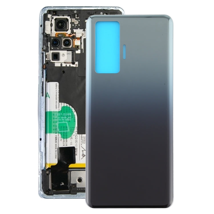 For Vivo X50 5G / V2001A Battery Back Cover (Black) - Back Cover by PMC TechLife | Online Shopping South Africa | PMC TechLife | Buy Now Pay Later Mobicred