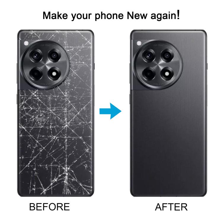 For OnePlus 12R Back Cover with Camera Lens Cover(Blue) - free shipping - PMc TechLife - Order now!