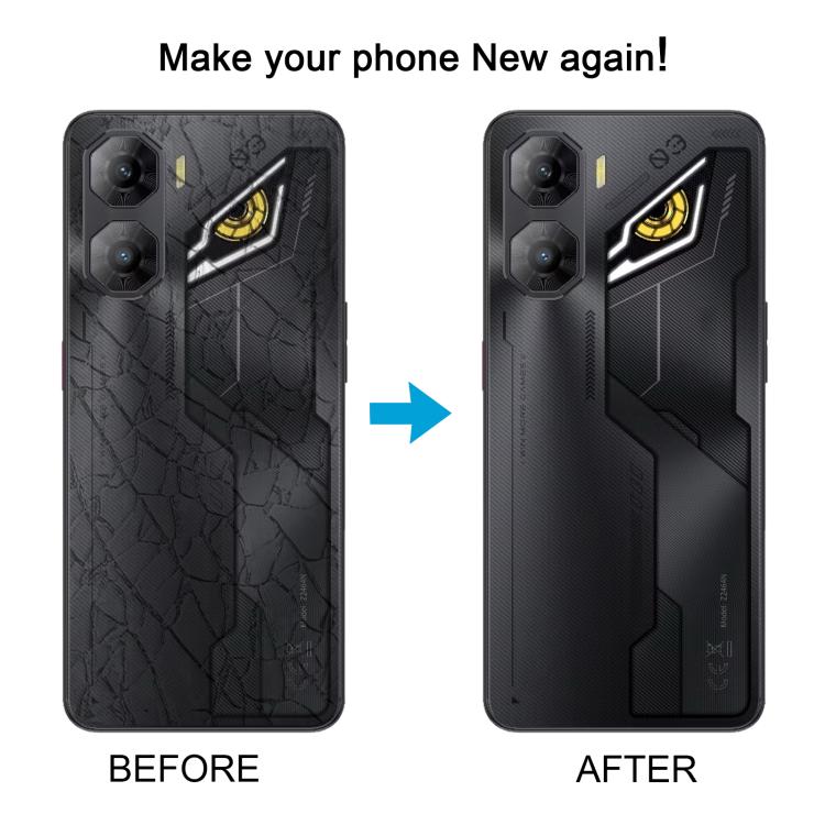 For ZTE nubia Neo 3 Plastic Battery Back Cover with Camera Lens Cover(Gold) - free shipping - PMC TechLife - Order now!