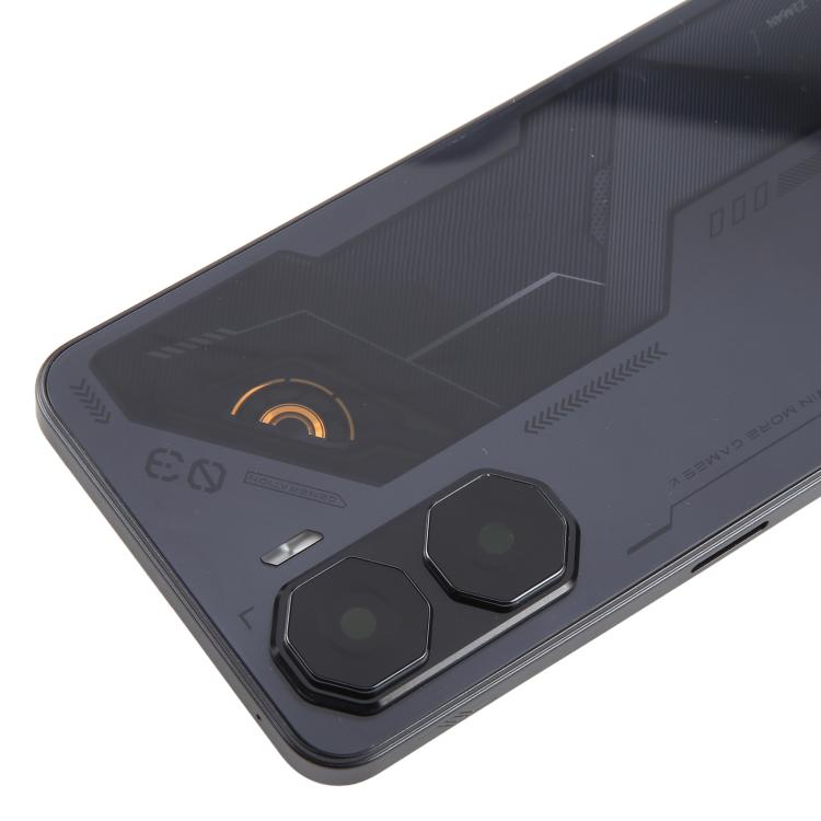 For ZTE nubia Neo 3 Plastic Battery Back Cover with Middle Frame / Camera Lens Cover(Black) - free shipping - PMC TechLife - Order now!