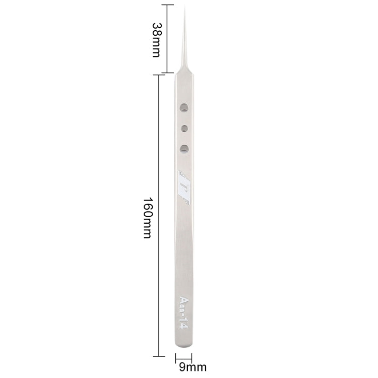 Aaa-14 Precision Repair Tweezers Long Pointed Stainless Steel - Tweezers by PMC TechLife | Online Shopping South Africa | PMC TechLife | Buy Now Pay Later Mobicred