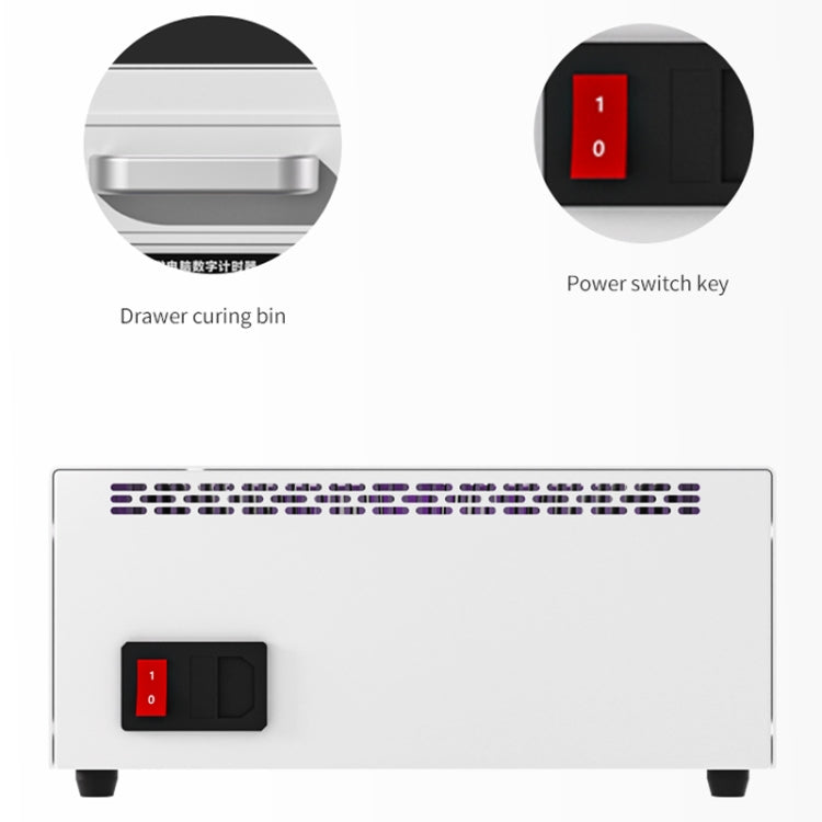 TBK 605 100W Mini UV Curing Lamp Box 48 LEDs Curved Surface Screen UV Curing Box, US Plug - free shipping - PMC TechLife - Order now!