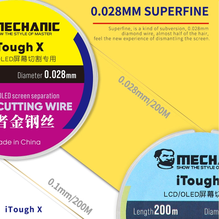 MECHANIC iTough X 200M 0.028MM LCD OLED Screen Cutting Wire - Welding Wire by MECHANIC | Online Shopping South Africa | PMC Jewellery