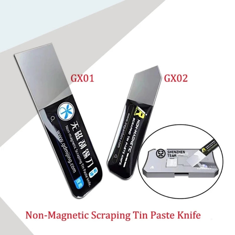 Mijing 2 in 1 Non Magnetic Svraping Tin Knife - free shipping - PMC TechLife - Order now!