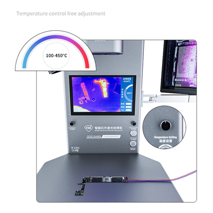 TBK R2201 Intelligent Thermal Infrared Imager Analyzer with Microscope, EU Plug - Repair Platform by TBK | Online Shopping South Africa | PMC Jewellery | Buy Now Pay Later Mobicred