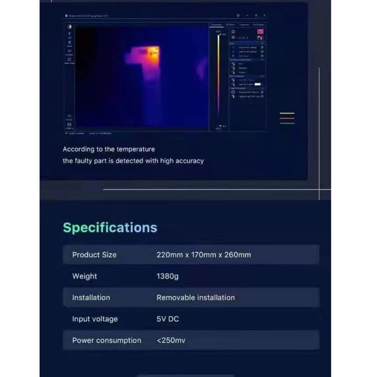 Qianli 3D Infrared Thermal Imaging Camera Motherboard PCB Fault Detection - Repair Platform by QIANLI | Online Shopping South Africa | PMC Jewellery | Buy Now Pay Later Mobicred