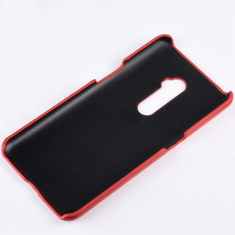 Shockproof Litchi Texture PC + PU Case For Oppo Reno 10x zoom(Red) - OPPO Cases by PMC Jewellery | Online Shopping South Africa | PMC Jewellery