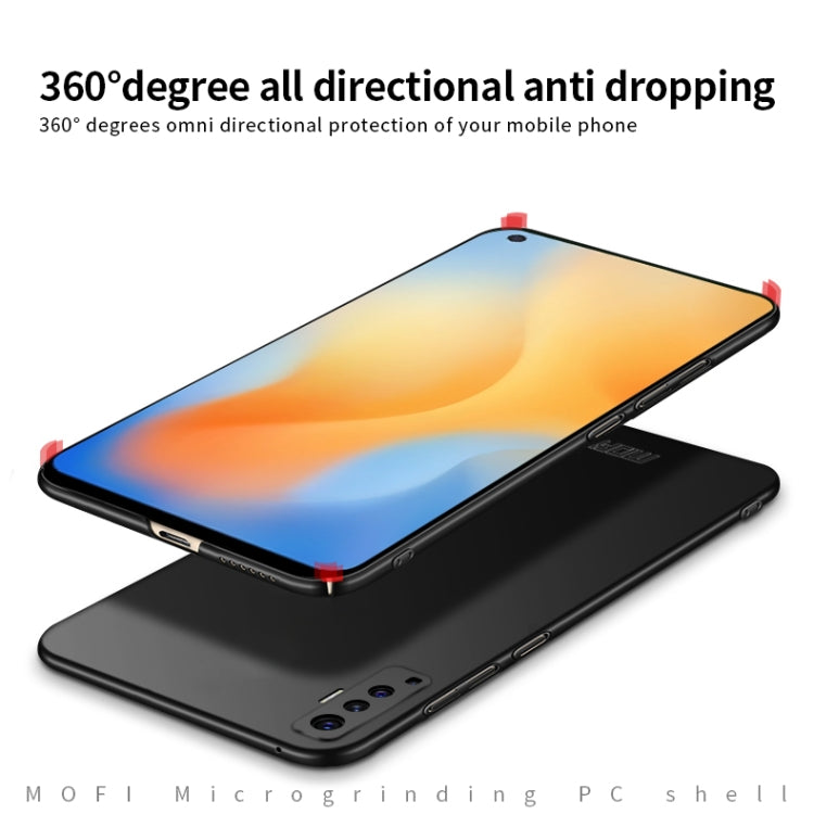 For Vivo X50 MOFI Frosted PC Ultra-thin Hard Case(Blue) - vivo Cases by MOFI | Online Shopping South Africa | PMC TechLife