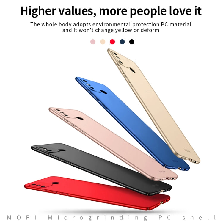 For Huawei Honor 9A MOFI Frosted PC Ultra-thin Hard Case(Rose gold) - Honor Cases by MOFI | Online Shopping South Africa | PMC Jewellery