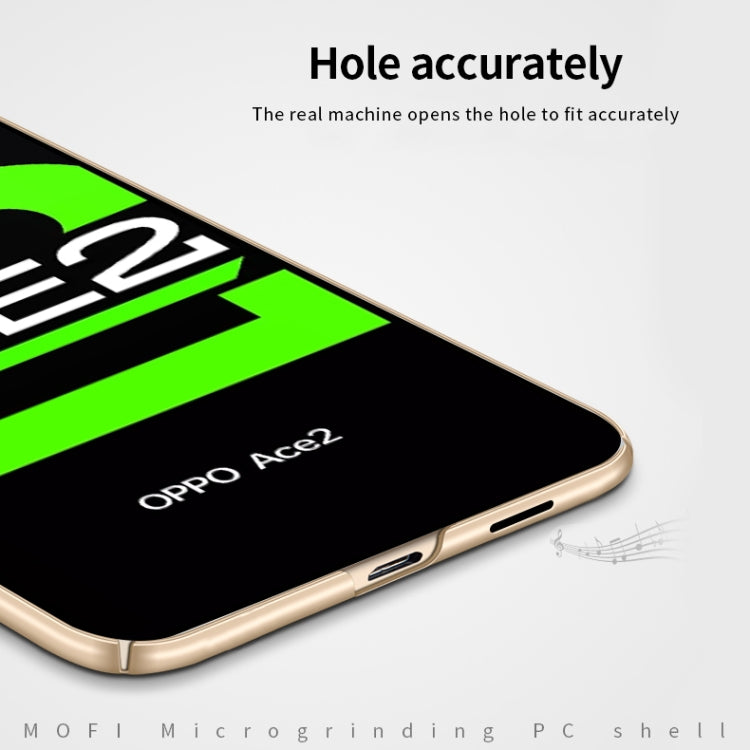 For OPPO Ace2 MOFI Frosted PC Ultra-thin Hard Case(Rose gold) - OPPO Cases by MOFI | Online Shopping South Africa | PMC TechLife