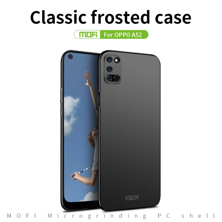 For OPPO A52 MOFI Frosted PC Ultra-thin Hard Case(Red) - OPPO Cases by MOFI | Online Shopping South Africa | PMC Jewellery