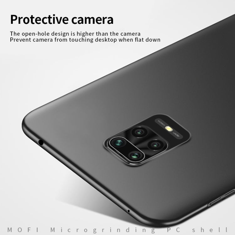 For Xiaomi RedMi Note9S/Note9Pro  MOFI Frosted PC Ultra-thin Hard C(Black) - Xiaomi Cases by MOFI | Online Shopping South Africa | PMC TechLife | Buy Now Pay Later Mobicred