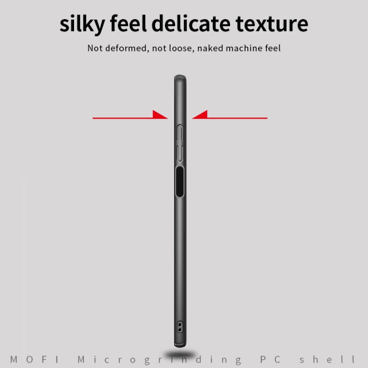 For Xiaomi RedMi Note9S/Note9Pro  MOFI Frosted PC Ultra-thin Hard C(Black) - Xiaomi Cases by MOFI | Online Shopping South Africa | PMC TechLife | Buy Now Pay Later Mobicred