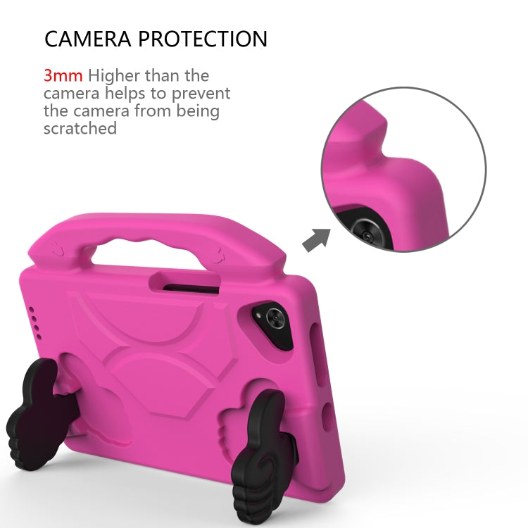 For Huawei MatePad T 8 2020 EVA Shockproof Protective Case with Thumb Holder(RoseRed) - Huawei by PMC TechLife | Online Shopping South Africa | PMC TechLife