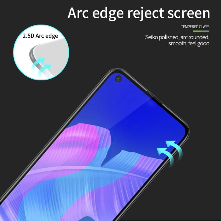 For Huawei Y7P MOFI 9H 2.5D Full Screen Tempered Glass Film(Black) - Huawei Tempered Glass by MOFI | Online Shopping South Africa | PMC TechLife | Buy Now Pay Later Mobicred