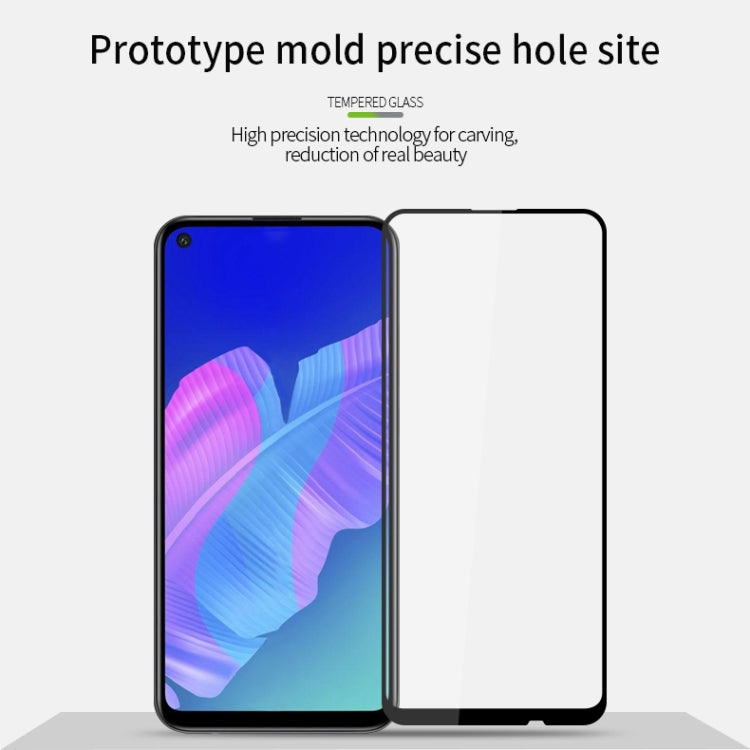 For Huawei Y7P MOFI 9H 2.5D Full Screen Tempered Glass Film(Black) - Huawei Tempered Glass by MOFI | Online Shopping South Africa | PMC TechLife | Buy Now Pay Later Mobicred