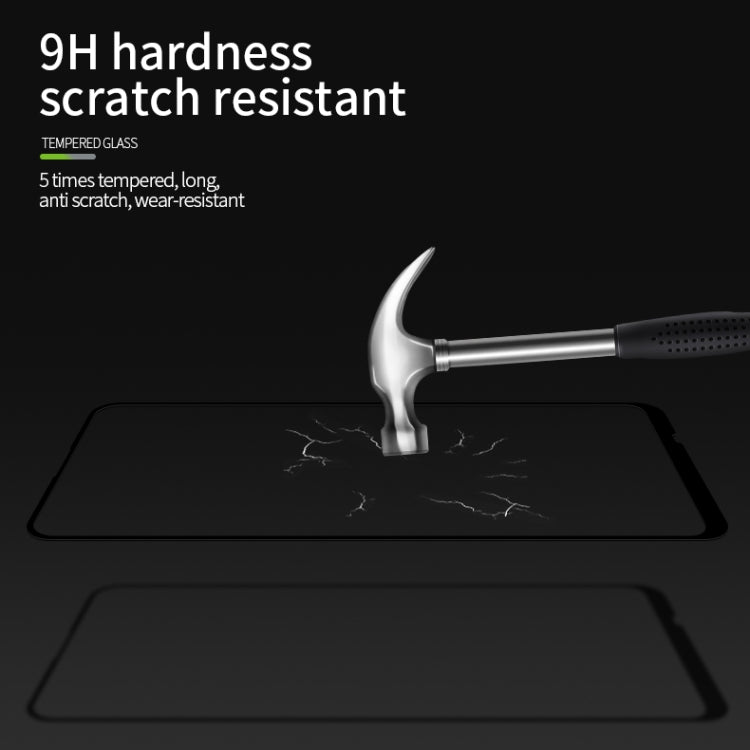 For Huawei Y7P MOFI 9H 2.5D Full Screen Tempered Glass Film(Black) - Huawei Tempered Glass by MOFI | Online Shopping South Africa | PMC TechLife | Buy Now Pay Later Mobicred