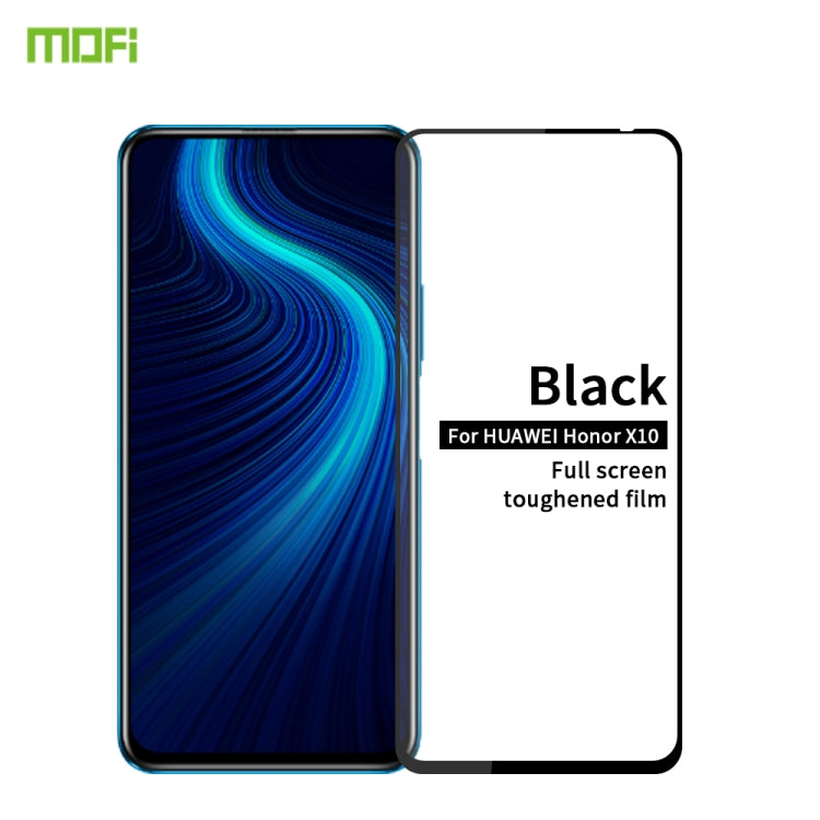 For Huawei Honor X10 MOFI 9H 2.5D Full Screen Tempered Glass Film(Black) - free shipping - PMC TechLife - Order now!