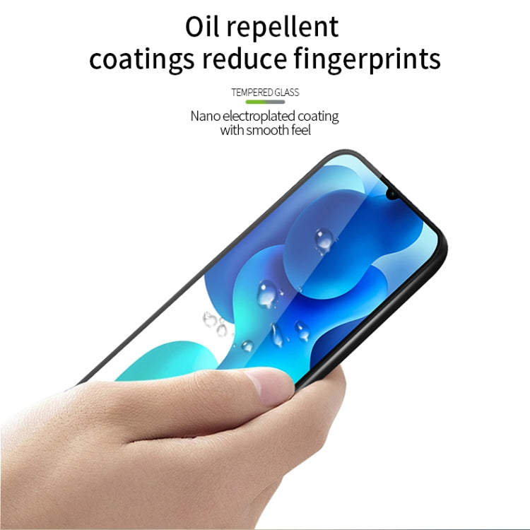 For Xiaomi Mi 10 Lite MOFI 9H 3D Explosion-proof Curved Screen Tempered Glass Film(Black) -  by MOFI | Online Shopping South Africa | PMC TechLife