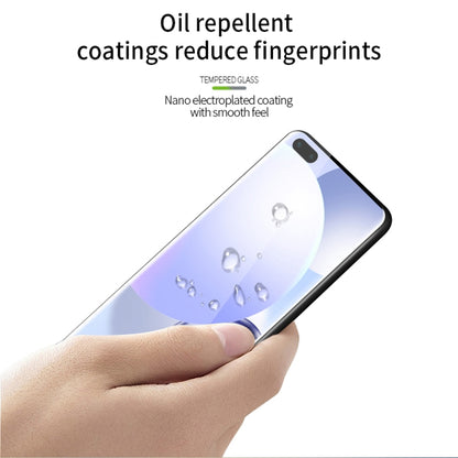 For Huawei Nova 7 Pro /Honor 30 Pro MOFI 9H 3D Explosion Proof Thermal Bending Full Screen Covered Tempered Glass Film(Black) - Huawei Tempered Glass by MOFI | Online Shopping South Africa | PMC Jewellery