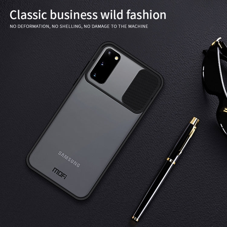 For Samsung Galaxy S20 MOFI Xing Dun Series Translucent Frosted PC + TPU Privacy Anti-glare Shockproof All-inclusive Protective Case(Black) - Galaxy Phone Cases by MOFI | Online Shopping South Africa | PMC Jewellery