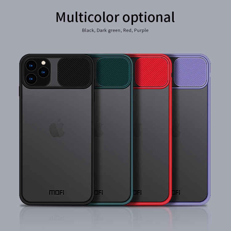 For iPhone 11 Pro MOFI Xing Dun Series Translucent Frosted PC + TPU Privacy Anti-glare Shockproof All-inclusive Protective Case(Red) - iPhone 11 Pro Cases by MOFI | Online Shopping South Africa | PMC Jewellery