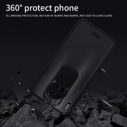 For Huawei Mate 30 MOFI Xing Dun Series PC + TPU Anti-peep Waterproof And Anti-drop All-inclusive Protective Shell, Translucent Frosted(Black) - Huawei Cases by MOFI | Online Shopping South Africa | PMC Jewellery